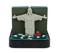 Calendrier 3D 2025-3D - Déchirez le calendrier Jésus - Gravured Art Calendar Memo - Papier 3D - Mémo décoratif 3D - Calendrier artistique créatif gravé