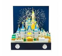 Calendrier 3D 2025, calendrier de bureau 2025 avec lumière LED, bloc-notes en papier sculpté, décoration DIY, cadeau pour Noël, pendaison de crémaillère