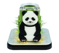 Calendrier 3D 2026, à détacher, panda mignon, avec lumières, utilisation comme marque-pages et blocs-notes, convient pour le bureau et la maison