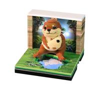 Calendrier 3D 2026 - Animaux Mignons en 3D,Calendrier de Bureau avec Couverture Acrylique - Pour Noël Housewarming Bureaux Vacances Voyage École Et Usage Quotidien