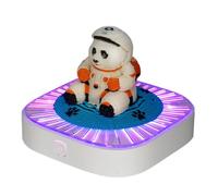 Calendrier 3D 2026 - Bloqueur d'art Panda, bloc-notes, planificateur | Mensuel Annuel Décès | Bloc Mémo d'art 3D créatif avec lumières, pour bureau mural bureau Noël