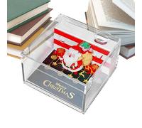 Calendrier 3D 2026 | Cahiers créatifs 3D Père Noël,Bloc-notes de sculpture en papier | Pour la maison, la chambre des , la chambre d'étudiant, l'appartement, les bureaux, l'école, les voyages