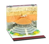 Calendrier 3D 2026, calendrier 2026, bureau artistique 3D détachable, sculpture sur papier pour décoration de bureau, sculpture, bricolage, post-it adhésif créatif, bloc-notes