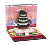 Calendrier 3D 2026, calendrier 2026, bureau artistique 3D détachable, sculpture sur papier pour décoration de bureau, sculpture, bricolage, post-it adhésif créatif, bloc-notes