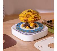 Calendrier 3D 2026, calendrier 3D 2026, bloc-notes 3D en forme d'arbre avec sculpture en papier, œuvre d'art exquise, créative et antiadhésive, notes adhésives à faire soi-même pour bureau, maison