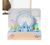 Calendrier 3D 2026, calendrier 3D en papier à grande roue détachable - Horlogerie déchirable Notes adhésives pour planification du travail, organisation, école, famille, vacances, Noël