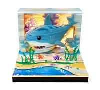 Calendrier 3D 2026, calendrier avec 52 calendriers hebdomadaires pour 2026, livre magique et carnet de notes en papier sculpté en forme de chouette, convient pour la décoration de chambre et de bureau