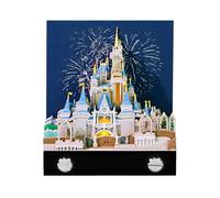 Calendrier 3D 2026, calendrier avec 52 calendriers hebdomadaires pour 2026, livre magique et hibou mignon en papier, idéal pour décoration de chambre et de bureau, cadeau (château 2)