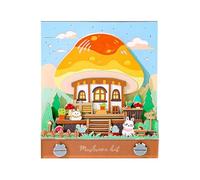 Calendrier 3D 2026, calendrier de bureau 3D 2026, pièce de temps C-alendar, cabane champignon 2026, C-alendar, bloc-notes 3D Away