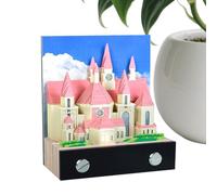 Calendrier 3D 2026, calendrier de bureau 3D, église, bureau de Noël, maison, bureau, chambre à coucher, appartement, fête, voyage