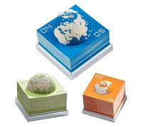 Calendrier 3D 2026 - Calendrier des pièces d'horlogerie 2026 - Calendriers des pièces d'horlogerie 3D | Décor de Table en forme de terre, pour la maison, le bureau, l'appartement, l'école,