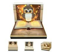 Calendrier 3D 2026 - Calendrier hebdomadaire - Bloc-notes 3D - Motif chouette créative - Style rétro - Style collège - Cadeau de Noël - Nouvel An - Étudiants, adultes, employés