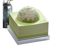 Calendrier 3D 2026 | Décoration de bureau en forme de terre | Pour bureau, appartement, école, salle de conférence, anniversaire, vacances, pigistes, enseignants, étudiants, table de nuit