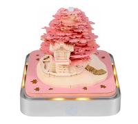 Calendrier 3D 2026 - Motif fleurs - Bloc mémo - Sculpture - Décoration de pièce pour le bureau à domicile - Planification scolaire - Enfants adultes - Famille - Noël - Cadeau de pendaison de