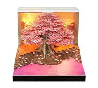 Calendrier 3D 2026, planificateur de 52 semaines pour planification annuelle, organiseur de planification avec suivi des événements, notes, rappels, calendrier décoratif pour Thanksgiving, Noël, hôtel