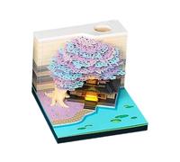 Calendrier 3D 2027 de bureau 3D sculpté à LED pour horlogerie 2027 | Calendrier en papier Sculpture pour maison, école, dortoir, appartement, chambre à coucher, salon, bibliothèque