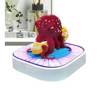 Calendrier 3D Art 2025 - Calendrier de sculpture octopus créatif, calendrier , calendrier 3D décoratif avec carte mémoire, calendrier artistique octopus pour décoration de bureau, maison, off