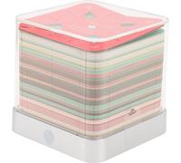 calendrier 3D Art Memo Pad Xmas Tree House 2025 Time Piece Calendar Paper Carving Sticky Notes 3D Calendar with Lights
