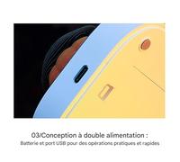 Calendrier 3D Bureau 2026 - Art de Sculpture Papier avec Calendrier,Bloc-Notes à Détacher Lumière LED pour Bureau Étudiants Assistants Secrétaires Maison Professeurs