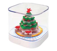 Calendrier 3D | Calendrier de l'Avent Arbre de Noël 3D Bloc-Notes Lumineux | Agenda Organisateur Planning pour Adultes Gestion du Temps | Planification Quotidienne Suivi Tâches Bureau École