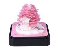 Calendrier 3D de bureau 2026 - Calendrier Memolock avec sculpture, décoration amusante avec mémoverrouillage 3D pour bureau, bibliothèque, bureau, chambre à coucher, studio et salon, pour chambre