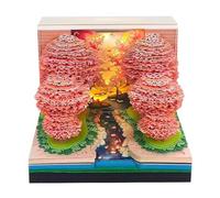 Calendrier 3D De Bureau,Calendrier 2026 52 Semaines en Papier Artisanal | Bloc-Notes Décoratif pour Planification d'Événements,Pour Maison Bureau École et Célébrations