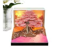 Calendrier 3D Debout - Calendrier 2026 52 Semaines en Papier Artisanal - Bloc-Notes Décoratif pour Planification d'Événements | Pour Maison Bureau École et Célébrations