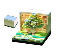 Calendrier 3d Memo Pad 2026, Tree House River Design Tear Away Away, Calendrier, Piece Creative Time Piece pour décor de bureau