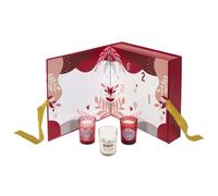 Home Deco Factory Calendrier 5 jours 5 bougies Spécial Maman Rose/Rouge D 5 x H 6,5 cm