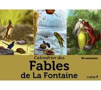 Calendrier 52 semaines Fables de La Fontaine