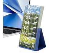 Calendrier à Effeuiller,Décorations De Planificateur Positif | Calendrier de Bureau Quotidien avec Base Magnétique et Thème Défi - Pour Maison Bureau Dortoir Appartement Chambre École