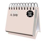 Calendrier À Rabat - Papier 14,6x13,3 Cm Support Compact | Verse A Day Calendrier Perpétuel Des Écritures Chrétiennes Nouvelle Sélection De Versions Internationales | Cadeau De Dévotion Quotidien Insp
