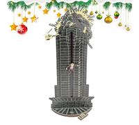 Calendrier à rebours de Noël en bois, panneau de à rebours de vacances à 24 jours, 9.06x6,3 pouces de de saisonnier