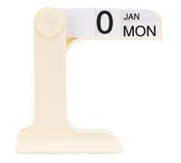 Calendrier à Retourner, Calendrier à Retourner sur Pied, Calendrier Perpétuel, Mois, Date et Jour, Calendrier à Retourner Vintage avec Base pour Bureau, Décoration D'intérieur