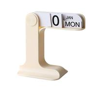 Calendrier à retourner décoratif, planificateur mensuel de bureau Permanent pour bureau, salon, gestion professionnelle du temps