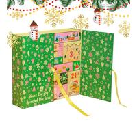 Calendrier Advent Boîtes vides - Boîte décorative | Boîte d'avent des calendriers vides de 24 jours 2025 à remplir | Case de vacances Décoration de la maison pour table Candy Treat de bureau