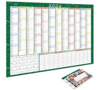 Calendrier Anglais 2026 Pour L'apprentissage Quotidien Et L'utilisation Bureau Avec Du Papier De Qualité Supérieure Et Un Design Convivial Calendrier Moderne À Suspendre Facile Planificateur