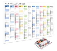 Calendrier année complète 2026 avec, Poster No 6, L
