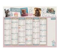 Calendrier année scolaire Chats 2026-2027 BOUCHUT Medium 32x42 cm