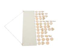 Calendrier Anniversaire en Bois, Plaque Suspendue Diy, Beige | Bois, Rondes Vierges à Assembler, Rappel Dates et Fêtes, pour Mariage et Fête des Mères