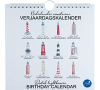 Calendrier anniversaire Phares hollandais (20X20CM) - Joyin