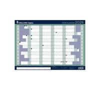 Calendrier annuel 2027 - Planificateur mural sur 12 mois 594 x 840 mm - Gamme Collins Debden Colplan (CWC9-27)