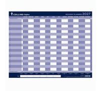 Calendrier annuel 2027 - Planificateur mural sur 12 mois 594 x 840 mm - Gamme Collins Debden Colplan (CWC10-27)