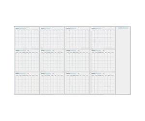 Calendrier Annuel Magnétique - Calendrier Mural À Vaisselle Sec Réutilisable | Délétion Blanko Whiteboard White Board Planner Mensuel Pour Office Home Organisation Family Fridge School Studies
