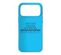 Calendrier après Lundi Mardi Dit WTF Graphic Coque pour iPhone 17 Pro Max