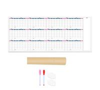 Calendrier ardoise effaçable, tableau de planification portable, planificateur mensuel sans dates pour cuisine, chambre, bureau, étude, salle de classe, salle de sport, maison, organisation des repas