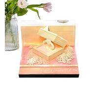 Calendrier artistique 3D 2025,Calendrier de table 3D 2025 | Calendrier créatif avec bloc-notes 3D,Sculpture de calendrier artistique design pour Saint avec lumière, décoration de bureau pour l'école