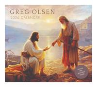 Calendrier artistique chrétien 2026 - Calendrier mural 21,6 x 27,9 cm avec peintures, agenda mensuel sur papier épais for la maison et le bureau, idée cadeau religieuse