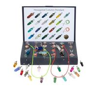 Calendrier 'Avent Avec Pierres Précieuses - Bijoux En 24 Jours, Compte À Rebours Jusqu'en 2025, Ensemble De , Pendentifs Brillants, Cristaux Naturels Pour Le Développement Spirituel |