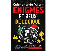Calendrier Avent énigmes/jeux logique 24 jours casse-têtes/puzzles/enquêtes enfants/adultes